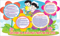 BỘ CHUẨN PHÁT TRIỂN TRẺ EM 5 TUỔI